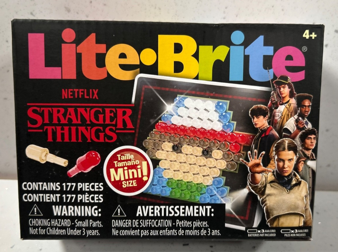 Netflix Stranger Things Season 5 - Mini Size Lite-Brite - Brand New & Sealed