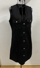 Blusenkleid Pieces Gr. XS oversized schwarz gothic EBM