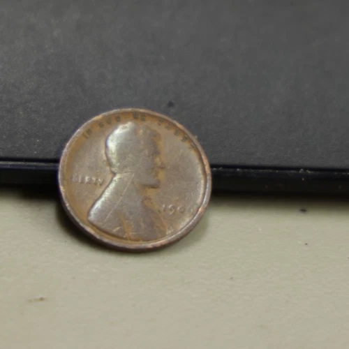 1909 VDB US Lincoln Cent 1c  Semi Key Date VG Scratch