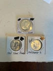 Lot of 3 1964 Kennedy Half Dollar Proof 90% Silver High Quality Coins