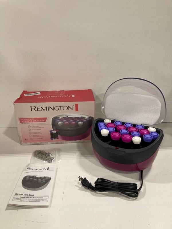 Remington H5600 Ionic Hair Setter with 20 Velvet Rollers – Open Box