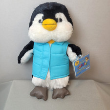 Webkinz Penguin - With Puffer Vest. Ganz HM132 New. Sealed, Unused Code