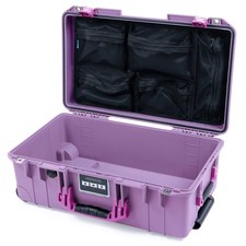 Lilac  Magenta Pelican 1535 air case. Case comes empty  mesh organizer.