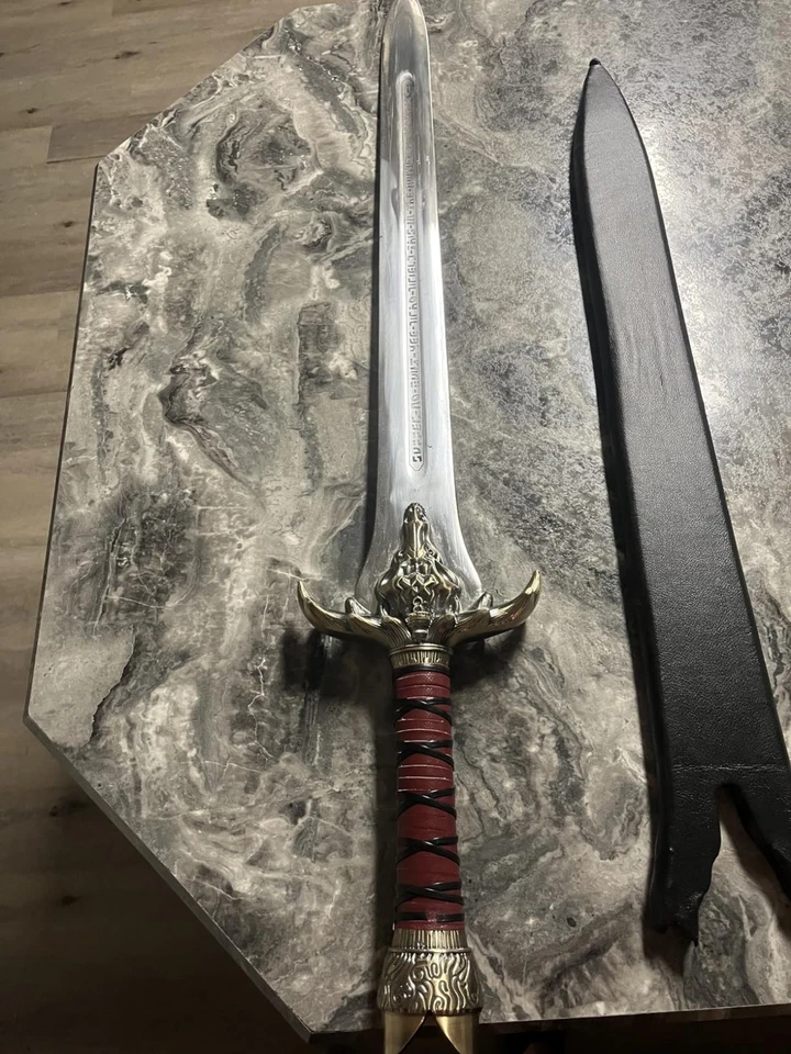 Cuchillos Kidan Conan Espada del Padre Bárbaro - Naranja/Plateado Foto 3 de 3