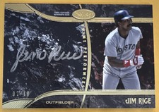 Jim RICE🔥2016 Topps Tier One Prime Performers Silver Ink AUTO #PP-JR 2/10 HOF💥