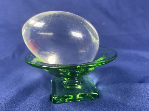 Vintage Clear Lucite Egg MCM Mid Century Modern - Picture 2 of 4