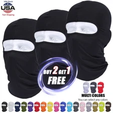 Balaclava Full Face Mask Thin UV Protector Motorcycle for Men Women Neck Gaiter