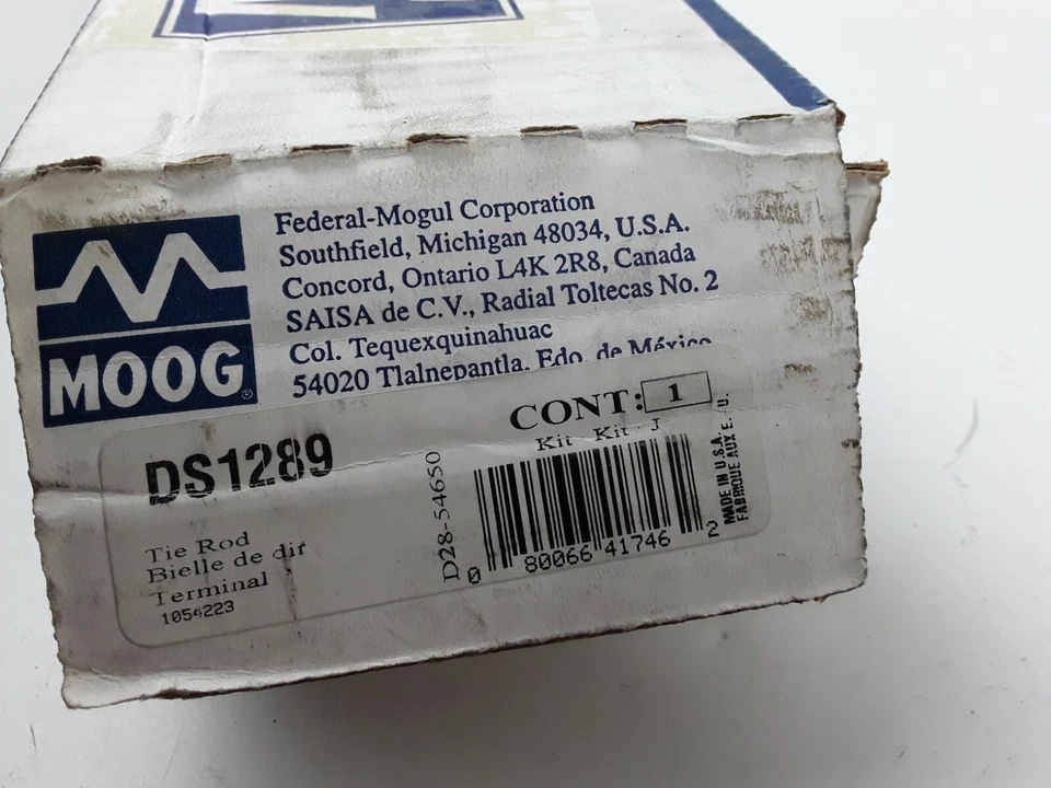 NUEVO extremo de barra de amarre de dirección Moog DS1289 para Ford E250 E350 Ecoline lado izquierdo del conductor Foto 4 de 4