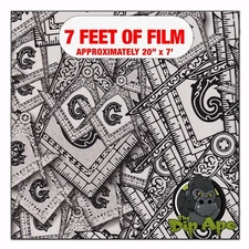 Hydrographic film Transparent Mason hydro dipping 7' x 20" hydro dip