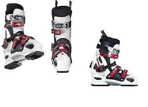 Scarpa Tornado White Ski Boots 