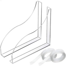 2 Pcs Bathroom Shower Splash Guard for Tub, Bathtub Water Guards, Shower Water G