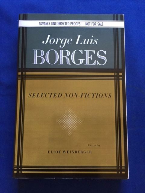 【入手困難　廃盤CD】OS BORGES / OS BORGES SELECTED NON-FICTIONS - ADVANCE READING COPY BY JORGE LUIS BORGES