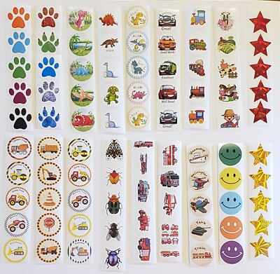 50 REWARD STICKERS FOR BOYS/REWARD STICKERS FOR KIDS/KIDS REWARD STICKERS