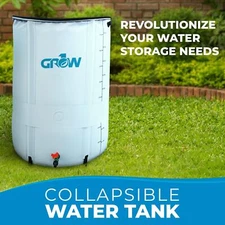 Grow1 Collapsible Water Tank HEAVY DUTY - Space Saving Water Reservoirs 