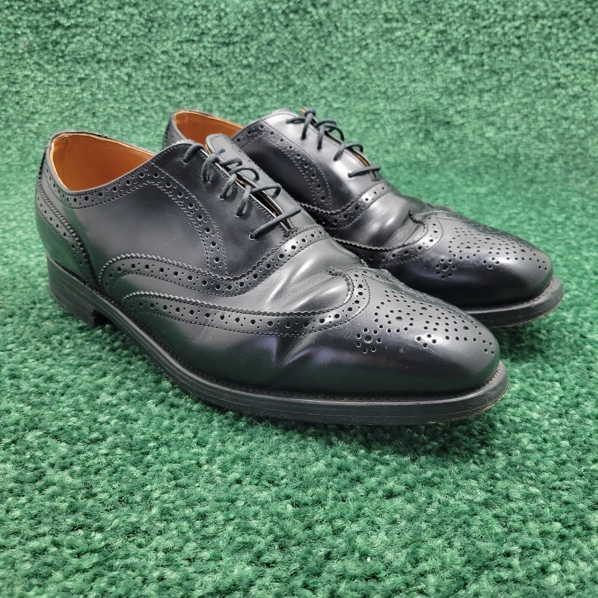 Ralph Lauren Polo Elegant Black Leather Men\'s Shoes Size 7 1/2. Made in England Polo Ralph Lauren Black Dress Shoes for Men for sale | eBay main image 3