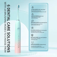 Fully Automatic Metal Shaft 18 Speed Electric Toothbrush for Couples NMMM