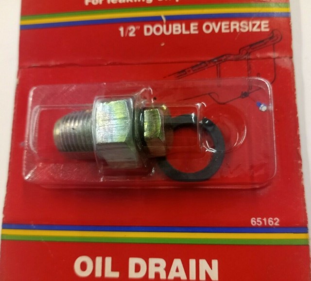 Dorman 65162 Selftapping Piggyback Oil Pan Drain Plug 1/2" Double Oversize for sale online eBay