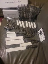 NEW Home Hero Kitchen Knife Set - 17 piece Chef with Stainless Black 