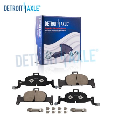 Front Ceramic Pads w/ Hardware for Audi A4 A5 A6 Q5 Quattro Allroad Sportback