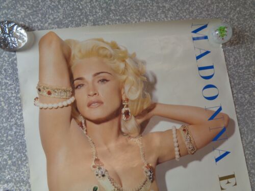 MADONNA EROTICA MUSIC POSTER VINTAGE 1992 Sire Records - Picture 3 of 3