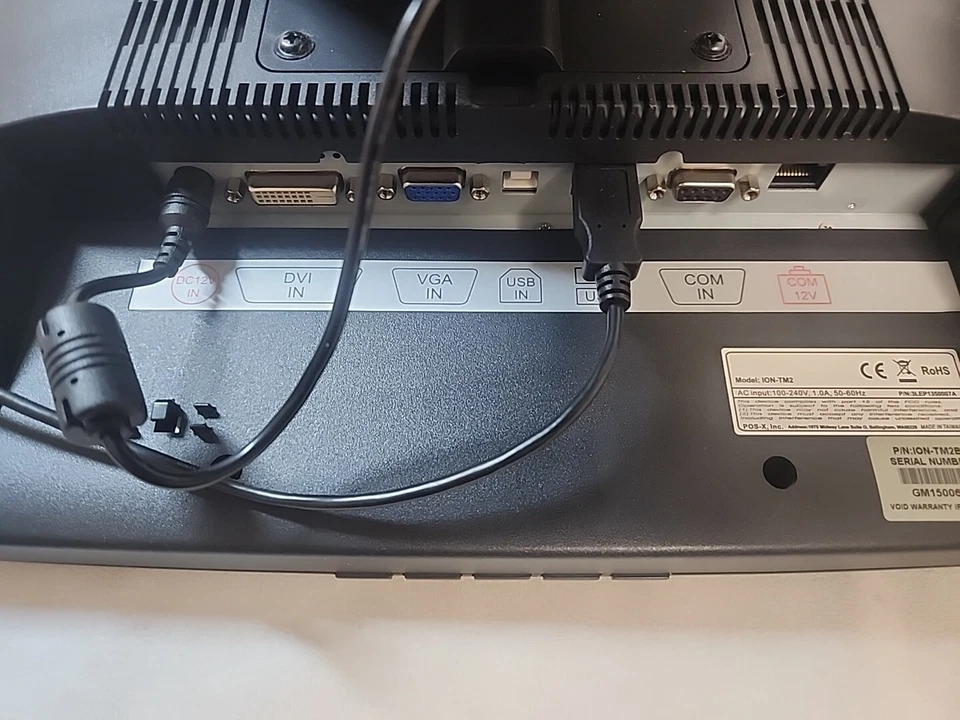 POSX (ION-TM2) Touchscreen Monitor w/ION PT2 Recipt Printer - Image 4 of 4