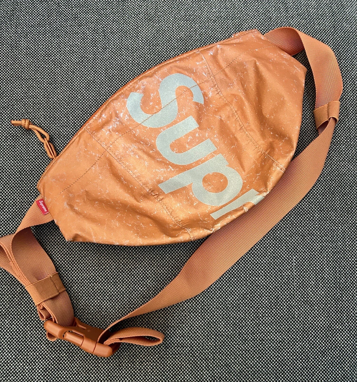 Sac taille réfléchissant étanche Supreme orange taille unique d'occasion