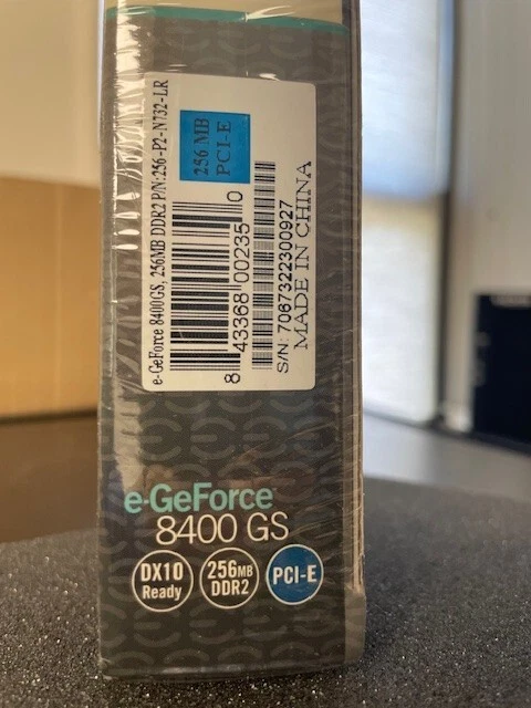 NEW! Sealed! Nvidia EVGA e-GeForce 8400 GS PCI-E Graphics Video Card 256MB HDCP - Image 3 of 4