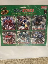 Coasters Set of 6 NFL Football Superstars on Collectible Coasters Team 1993 NOS
