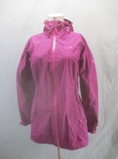 NWOT Columbia Size M Womens Burgundy 100 Nylon Full Zip Pocket Windbreaker 824