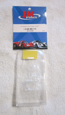 JK PRODUCTS 4 IN  FERARRI 312 CAN AM .010 LEXAN CLEAR BODY JK7089B