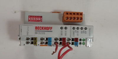 1 USED BECKHOFF BK5220 DEVICE NET BUS COUPLER ***MAKE OFFER***