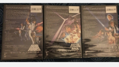 ✓Star Wars Original Theatrical Unaltered Trilogy DVD 6 DISCS HAN