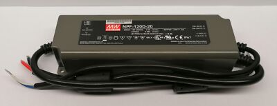 Mean Well NPF-120D-20 Led Netzteil KSQ 120W 20V 6A CV + CC dimmbar IP67