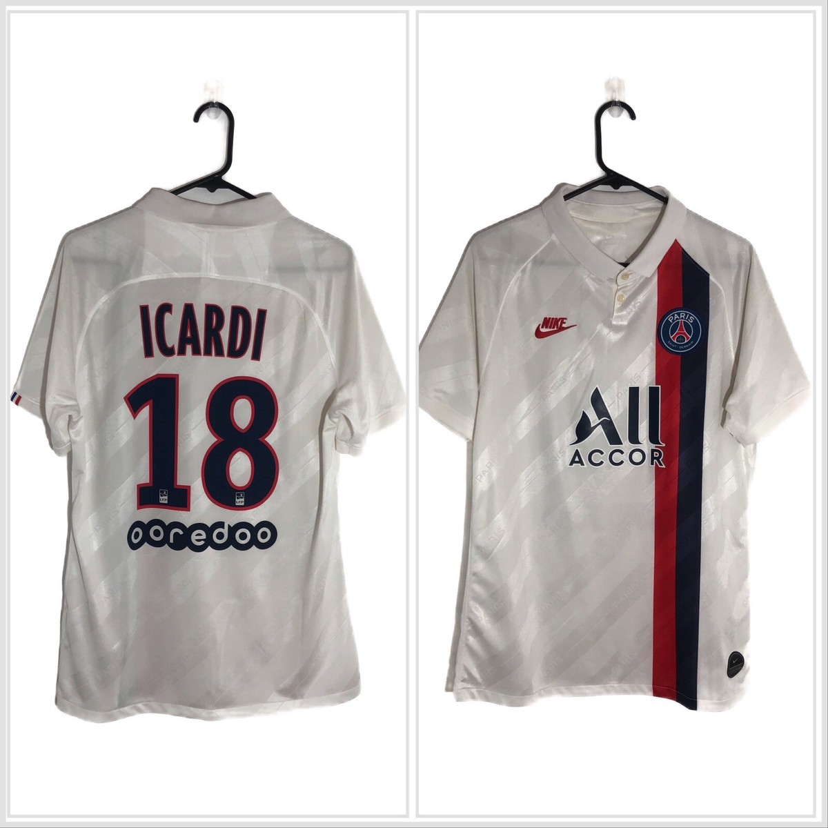 Icardi #18 Paris St Germain 2019/20 Medium 3rd Excellent Condition At0033  102