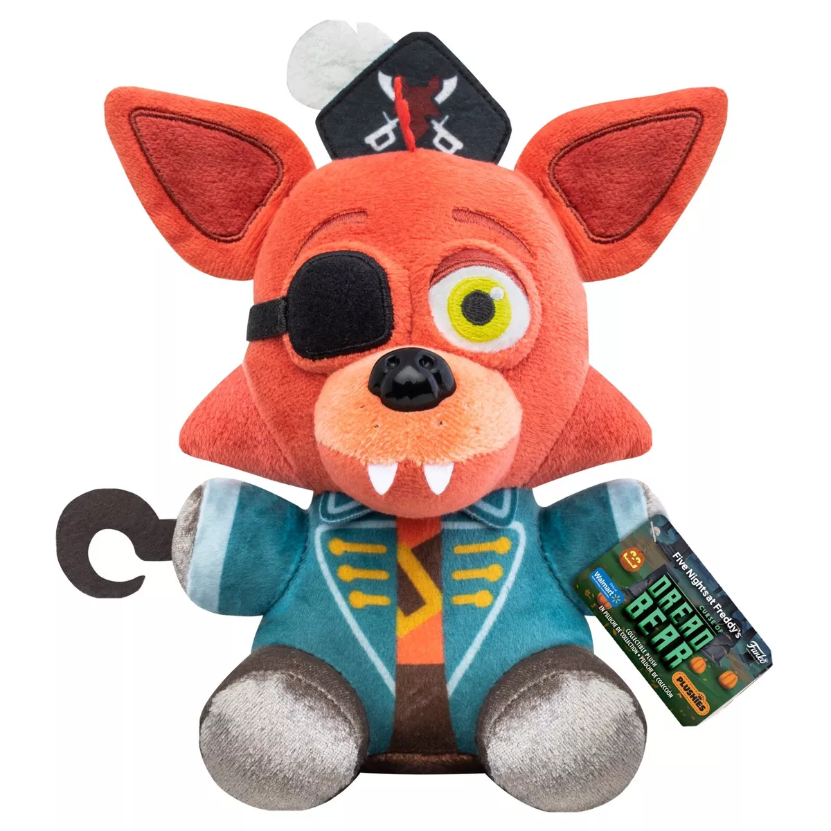 Five Nights At Freddy’s Fnaf plush dread bear captain foxy Walmart Exclusive