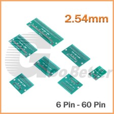 Double-Sided 2.54mm DIP PCB Adapter Board Converter Pin Plate FPC-6 Pin - 60 Pin