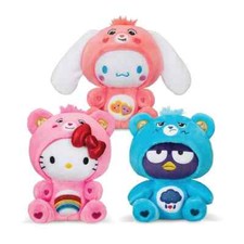 Care Bears  HELLO KITTY PLUSH IN CARE BEAR SUITS  You Choose NEW WITH TAGS