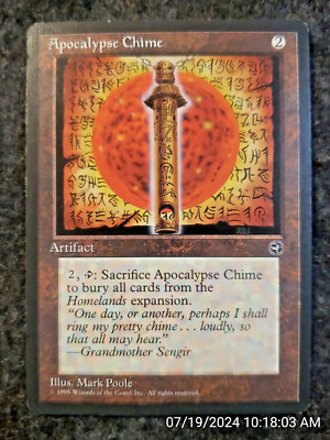 Apocalypse Chime Homelands NM Artifact Rare MAGIC THE GATHERING