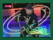 PAUL KARIYA (ANAHEIM) 1996-97 DONRUSS GO TOP SHELF INSERT #8 /2000