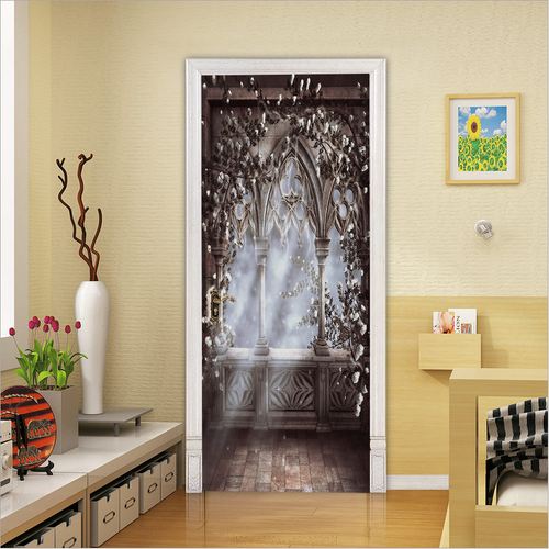 PVC Sonnenblume Landschaft Kunst Wandtattoo Wandbild 3D Türaufkleber Zuhause Zimmer Dekor - Bild 86 von 95