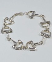 MittelgroßEs Armband Aus 925Er Tausendstel Silber Mit Filetstichen Luce