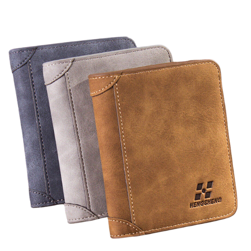 Billetera de Cuero para Hombre Cartera para Identificación Tarjetas de  Crédito