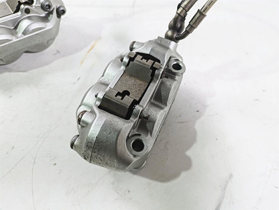2009 Ducati Monster 1100 S Front Brembo Brake Caliper Set 61040961A 61040971A - Image 3 of 4