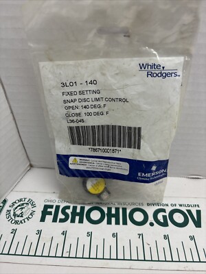 WHITE-RODGERS 3L01-140 SNAP LIMIT CONTROL OPEN 140 CLOSE100 L36-045
