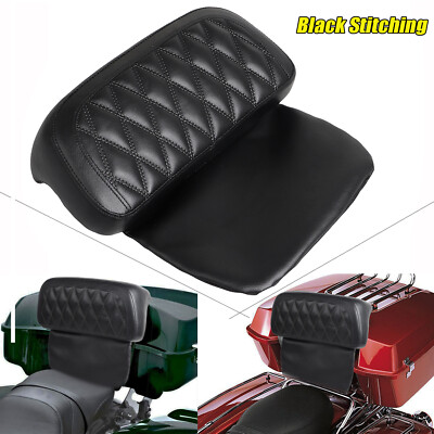 Backrest Back Rest Pad For Harley Razor Chopped Tour Pack Pak Road ...