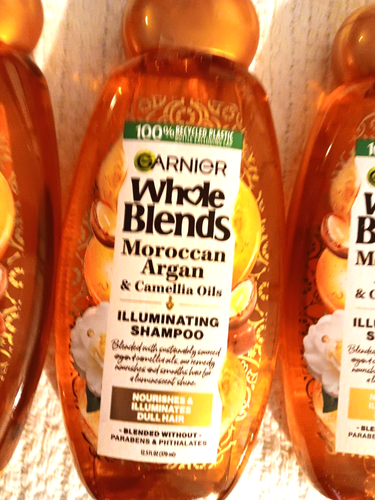 Garnier Whole Blends Moroccan Argan Illuminating Shampoo Conditioner Lot #22425 - Picture 3 of 7