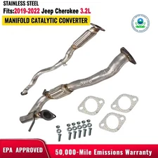EXHAUST FLEX PIPES For 2019 - 2022 Jeep Cherokee 3.2L Left And Right Side