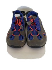 Jack Wolfskin boys sandals hoop and loop US 2 blue and orange