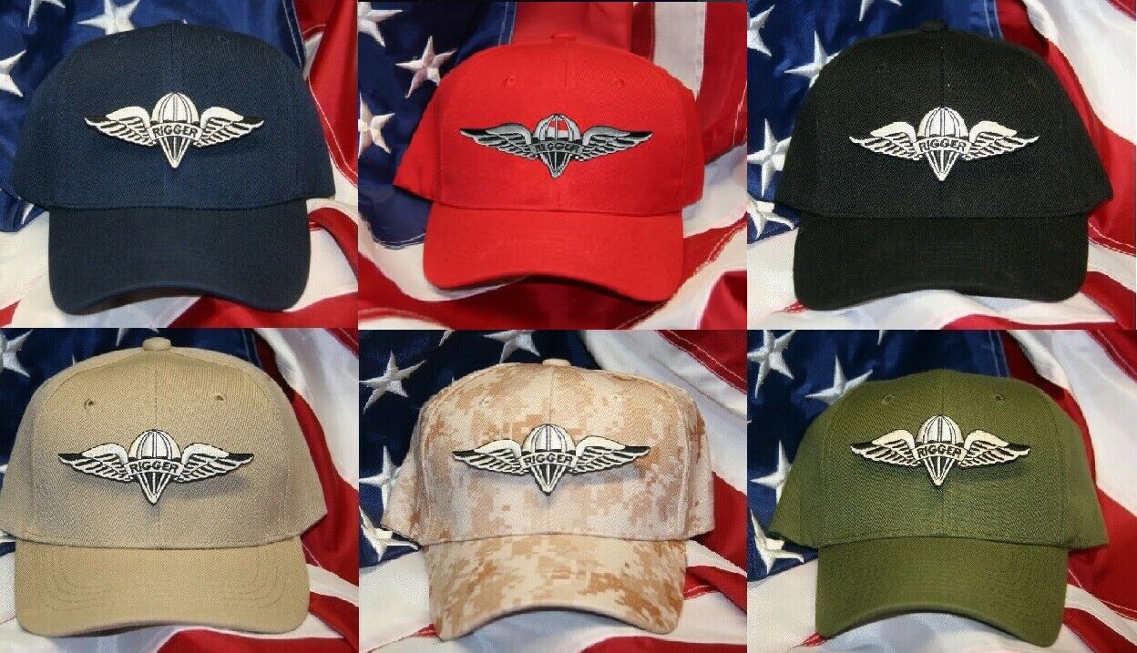 Rigger Parachute WING PATCH PIN UP US ARMY MARINES NAVY AIR FORCE ...