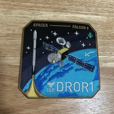 Authentic SpaceX Employee Only DROR1 ISR Falcon 9 Mission Patch 